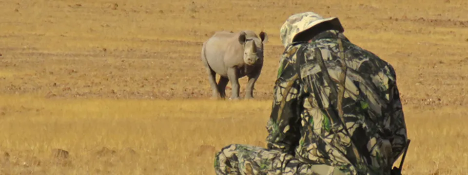 rhino monitoring with Save the Rhino Trust