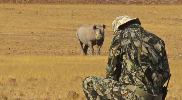rhino monitoring with Save the Rhino Trust